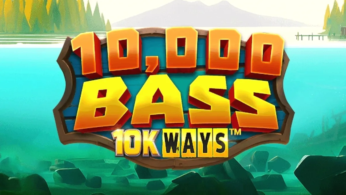 Tampilan visual slot 10,000 Big Bass 10K Ways dengan tema memancing